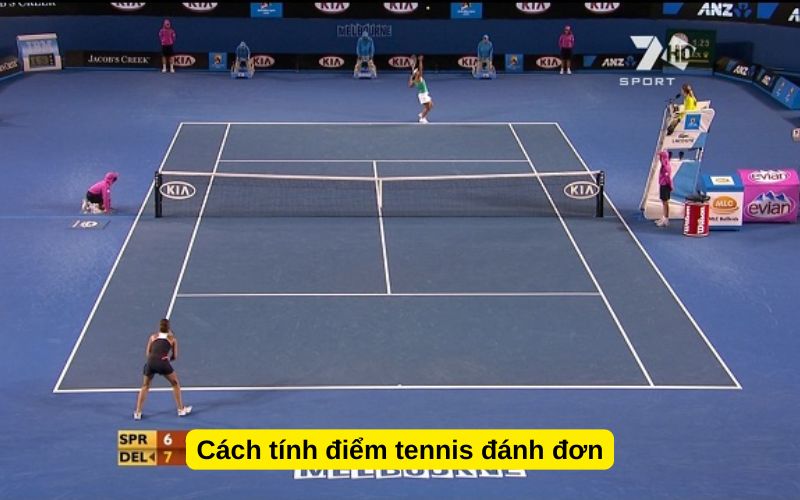 Cách tính điểm tennis đánh đơn