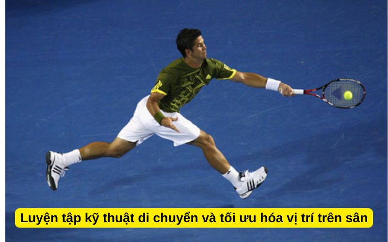 Luyện tập kỹ thuật di chuyển và tối ưu hóa vị trí trên sân