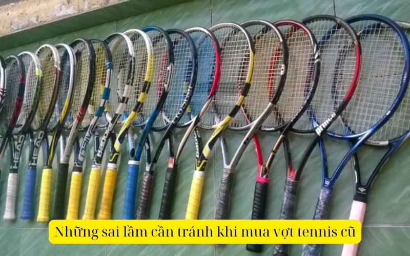 Những sai lầm cần tránh khi mua vợt tennis cũ