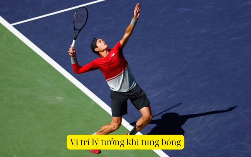 Vị trí lý tưởng khi tung bóng