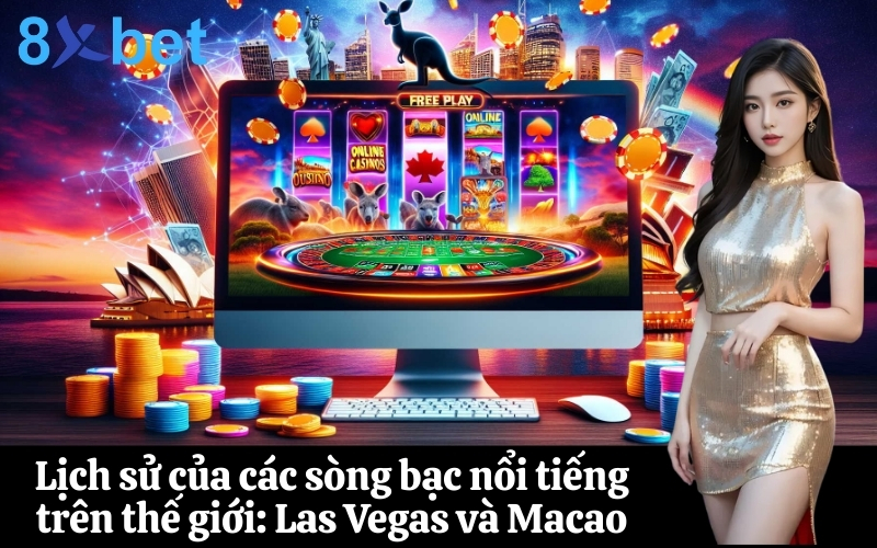 Lịch sử của các sòng bạc nổi tiếng trên thế giới Las Vegas và Macao