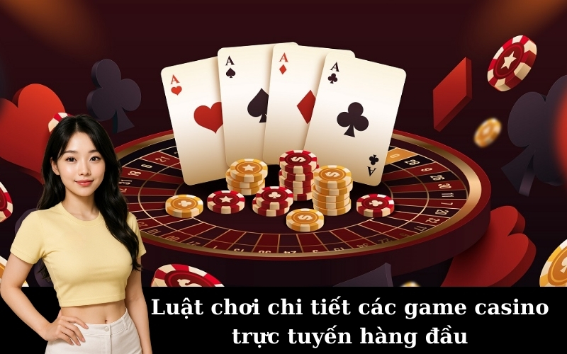 Luật chơi chi tiết các game casino trực tuyến hàng đầu