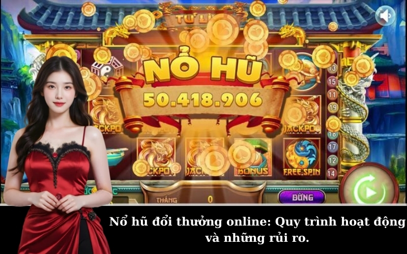 Nổ hũ đổi thưởng online: Quy trình hoạt động và những rủi ro.