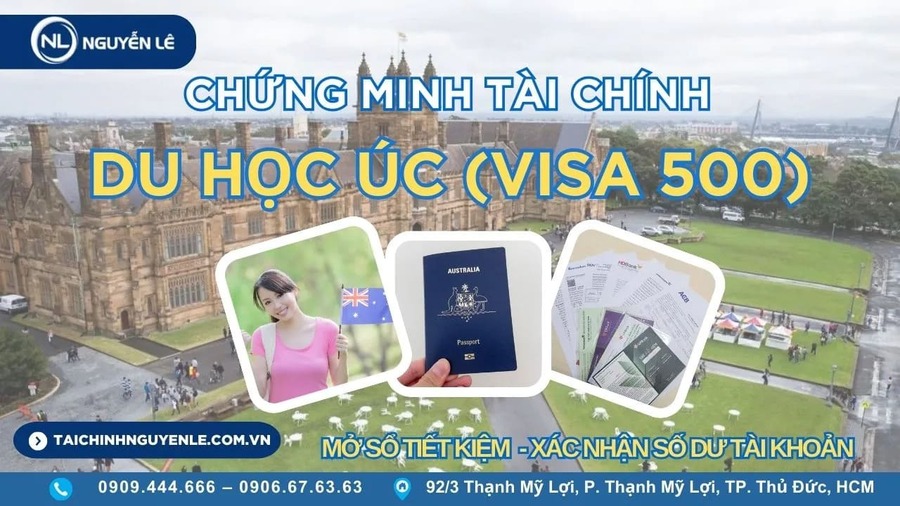 chứng minh tài chính du học úc