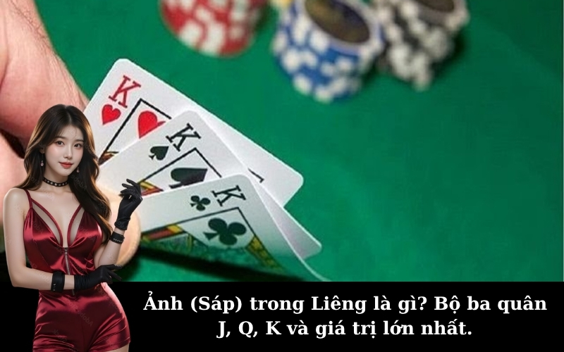 Ảnh (Sáp) trong Liêng là gì? Bộ ba quân J, Q, K và giá trị lớn nhất.