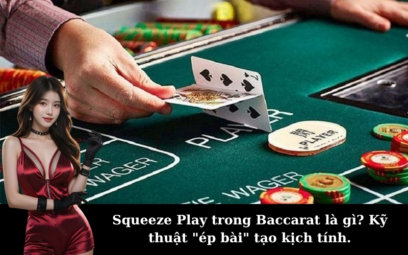 Squeeze Play trong Baccarat là gì? Kỹ thuật "ép bài" tạo kịch tính.