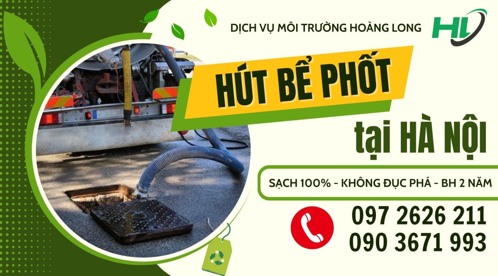Hút bể phốt tại Bắc Từ Liêm